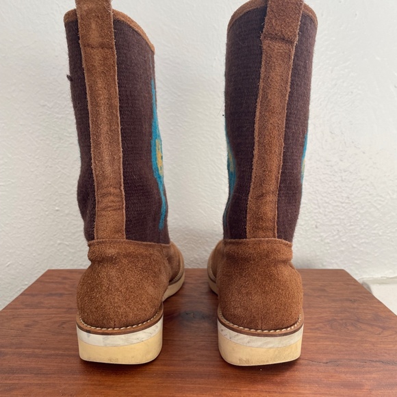 Limited Edition🔸Ortega x Unionmade x Modern work🔸Wool Chimayo Boots🔸Vintage - Picture 6 of 10